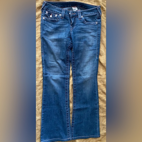 Blue denim mid rise flap - Picture 2 of 2